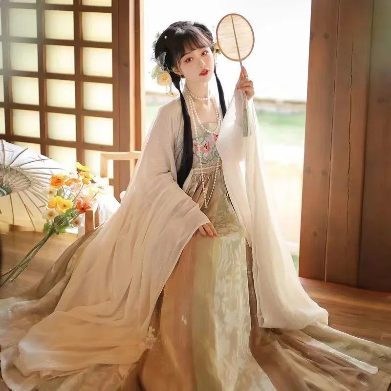 Women'S Formal Wear Jumpsuit - Chinese Style Red Green Cosplay Costume