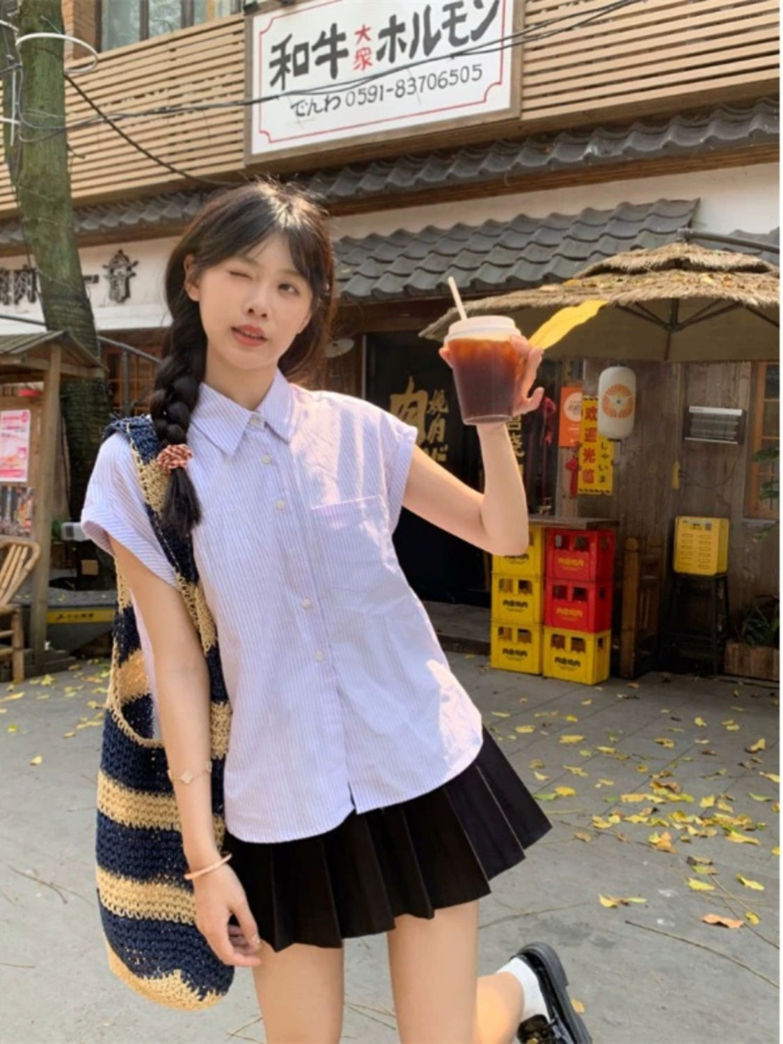 Women Formal Wear Look - Polka Dot Satin Shirts Women Lantern