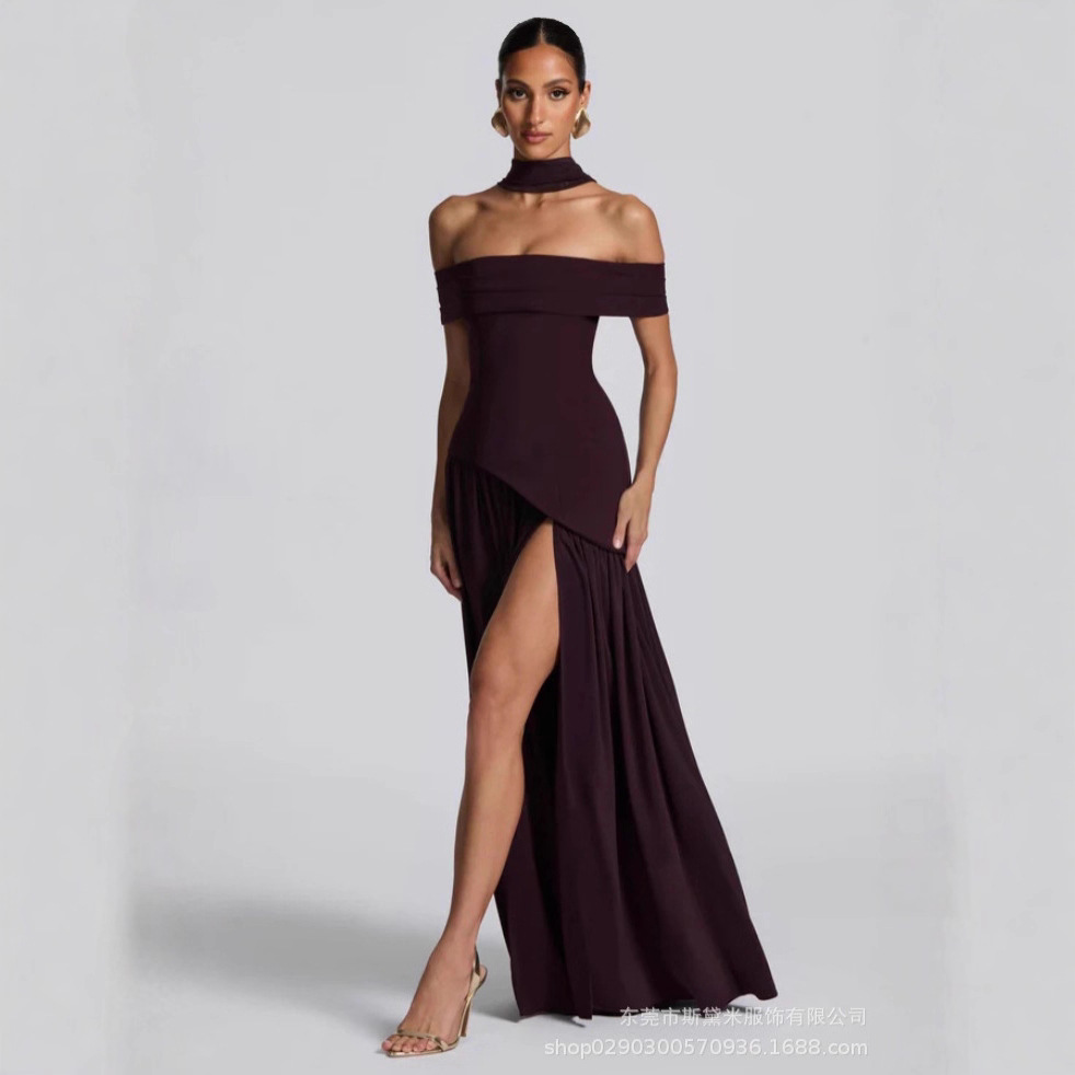 Pink Women Prom Dress With Sca - Formal Wear Gowns For Women review and price