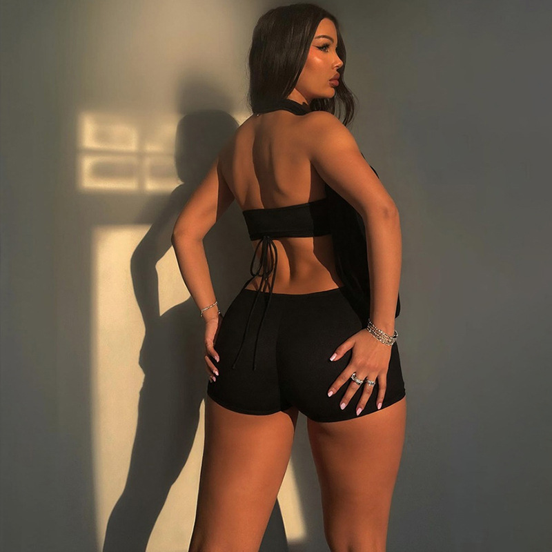 Black Women Jumpsuit Sexy Halt - Women'S Formal Wear Jumpsuit review and price