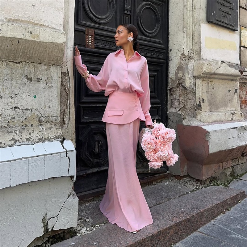 Autumn Pink Black Women Suit S - Formal Wear Gowns For Women review and price