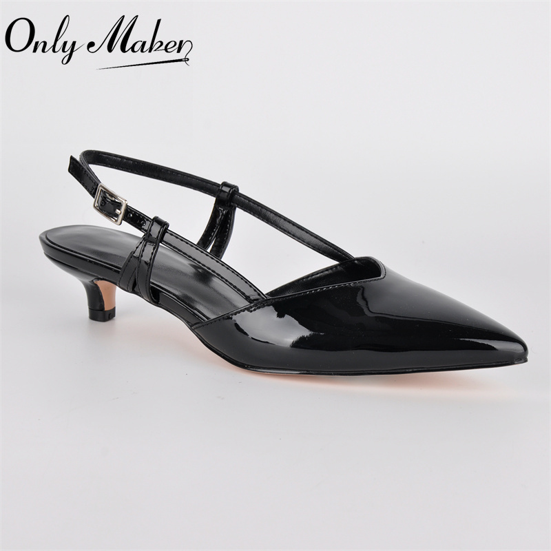 Onlymaker Women Pointed Toe Sl - Kitten Heel Women review and price