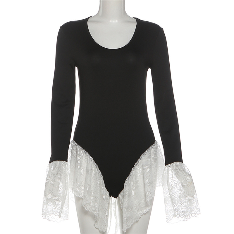 Black White Lace Women Jumpsui - Women'S Formal Wear Jumpsuit review and price