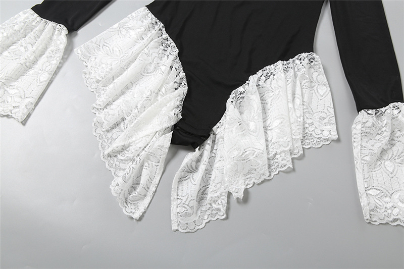 Black White Lace Women Jumpsui - Women'S Formal Wear Jumpsuit review and price