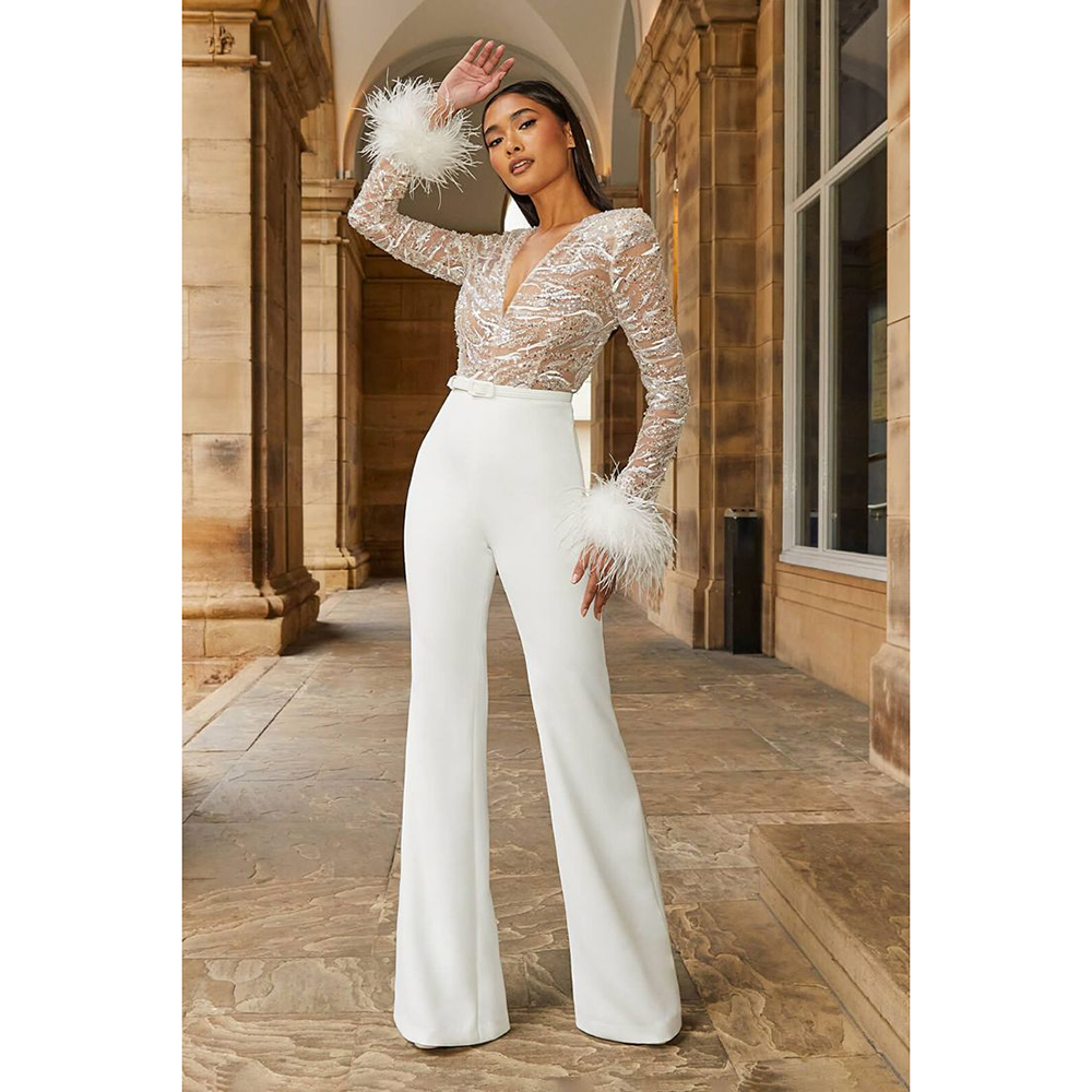 Chic Evening Dress Jumpsuits f - Women'S Formal Wear Jumpsuit review and price