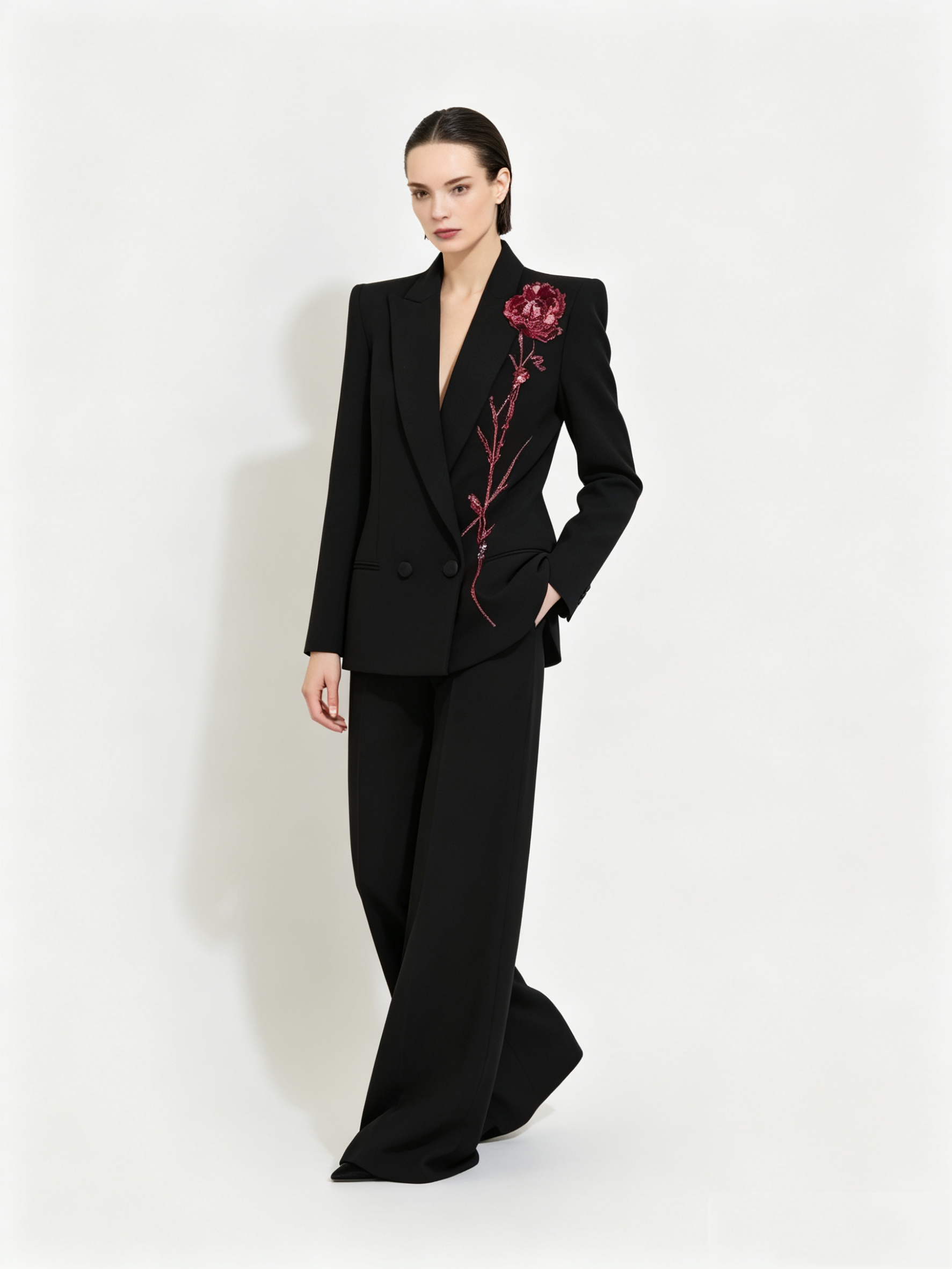 Black Women Suits Set 2 Piece  - Women Formal Wear Black review and price