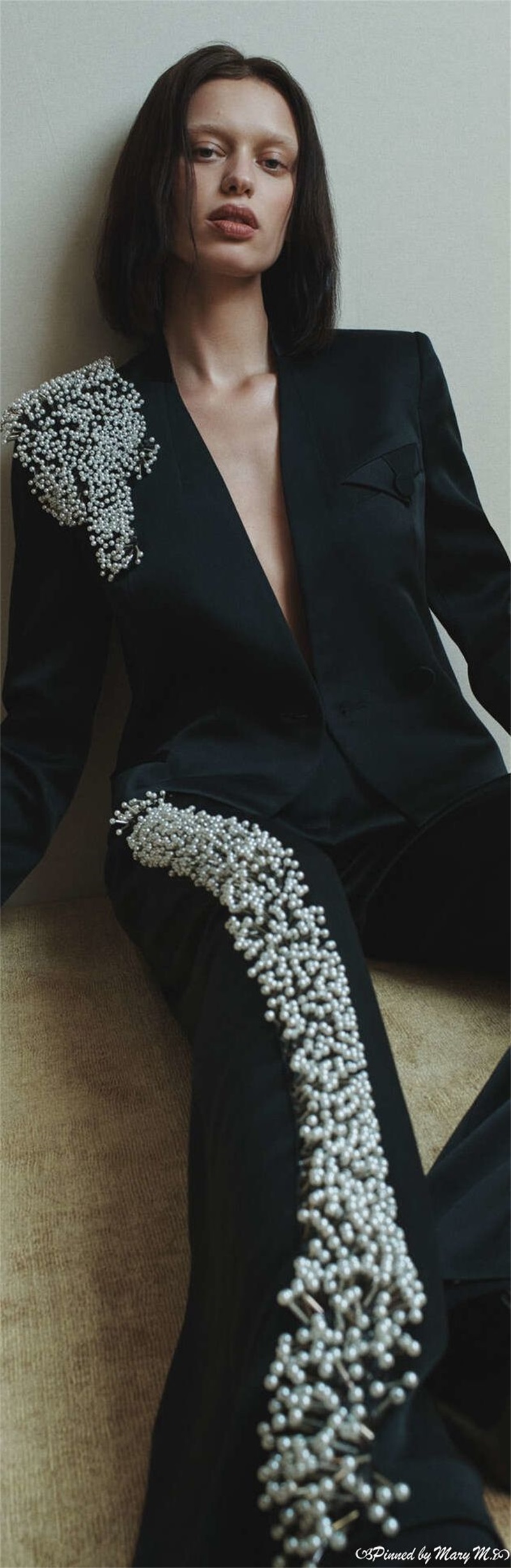 Pearls Women Suit Set 2 Piece  - Women Formal Wear Black review and price
