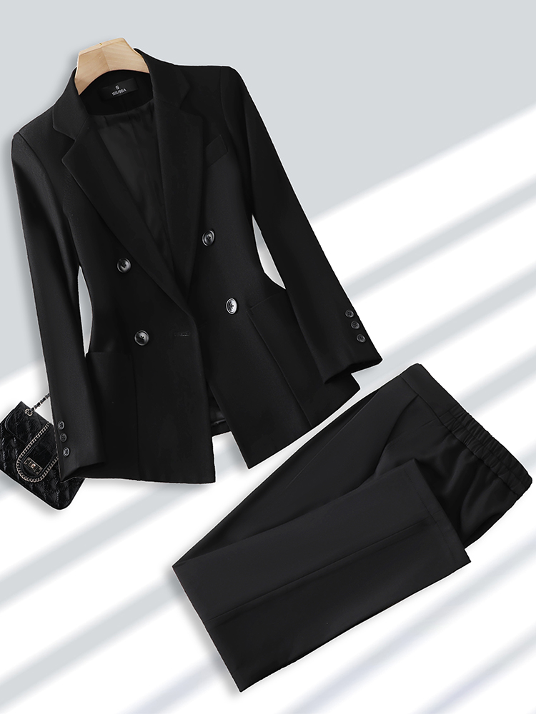 Fashion Ladies Pant Suit Forma - Women Formal Wear Black review and price