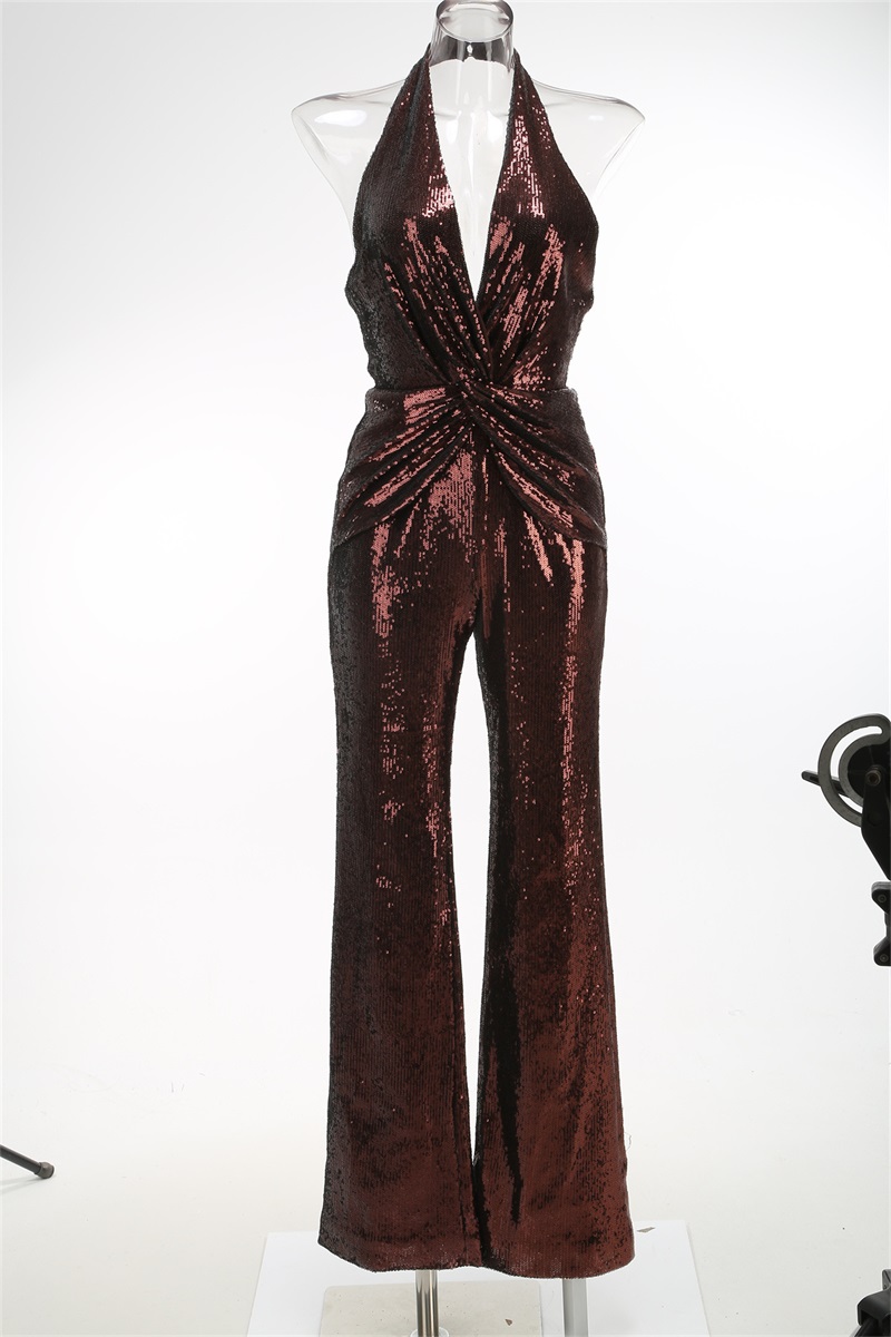 Glitter Sequins Women Jumpsuit - Women'S Formal Wear Jumpsuit review and price