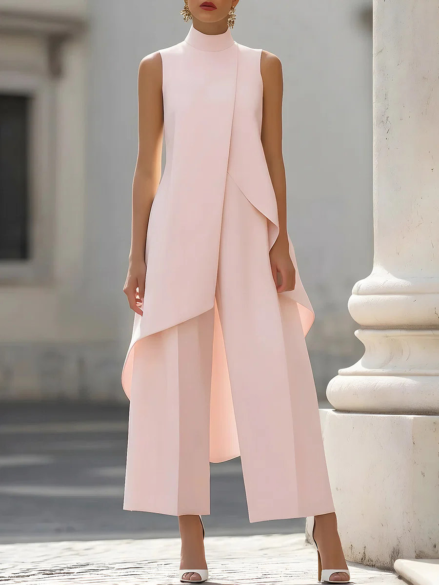 Sleeveless High Neck Jumpsuit  - Women'S Formal Wear Jumpsuit review and price