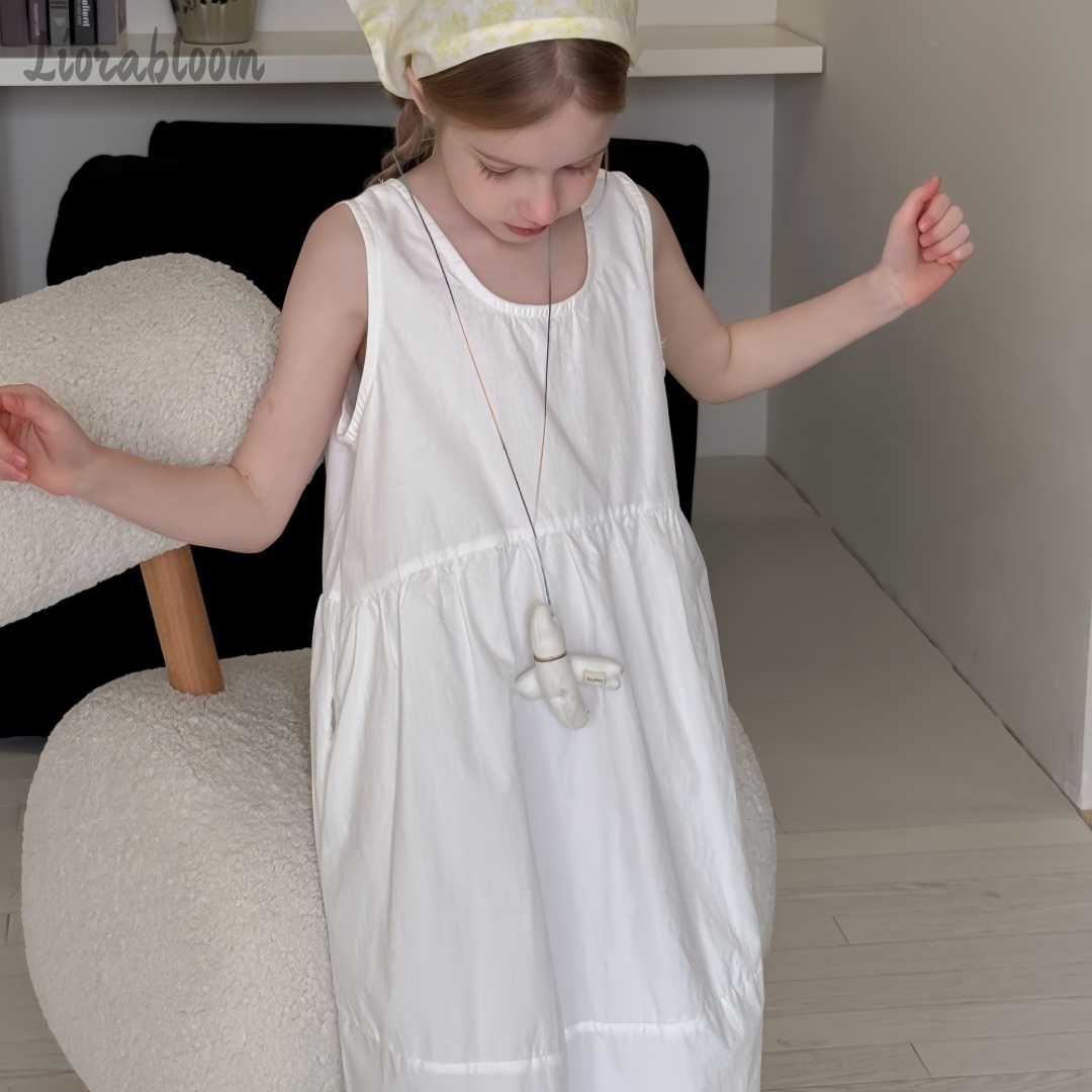Girls' White Dress Simple Maxi - Women'S Formal Wear For Girls review and price