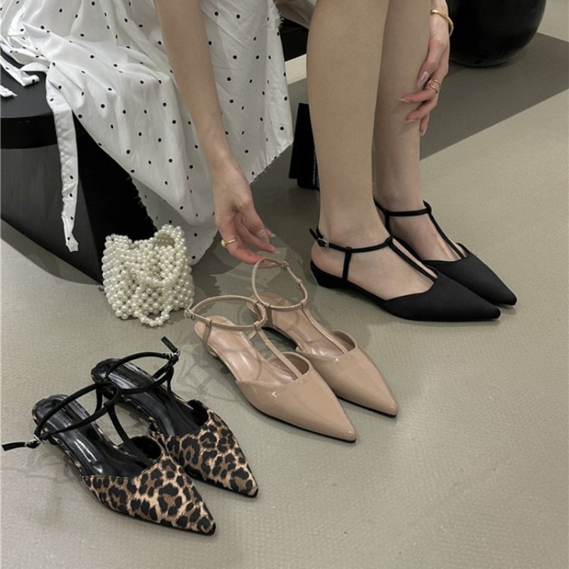 Womens Pointed Toe T-Strap Kit - Kitten Heel Women review and price