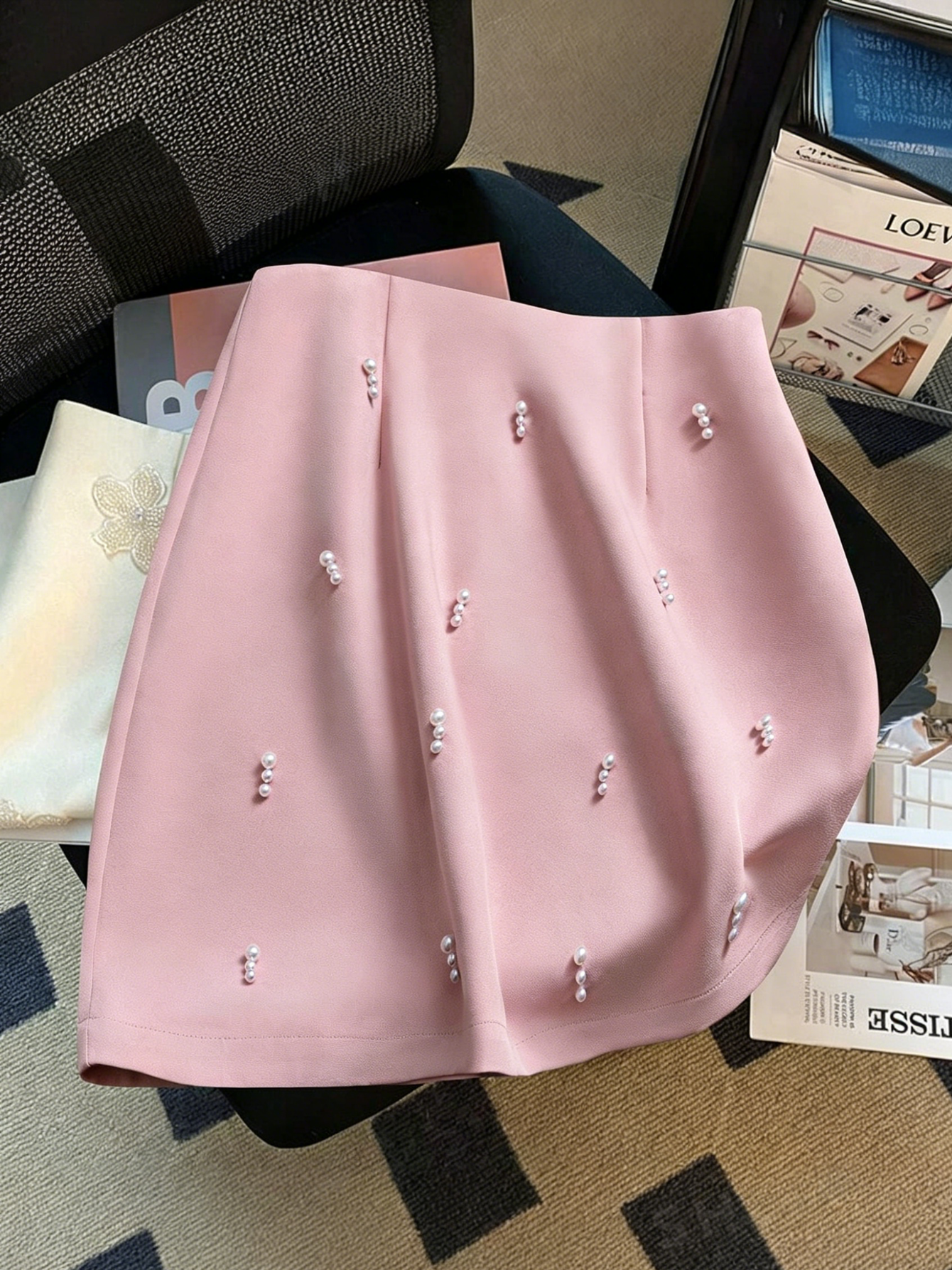 Women's MID Waist Pearl A-Line - Women Formal Wear With Skirt review and price