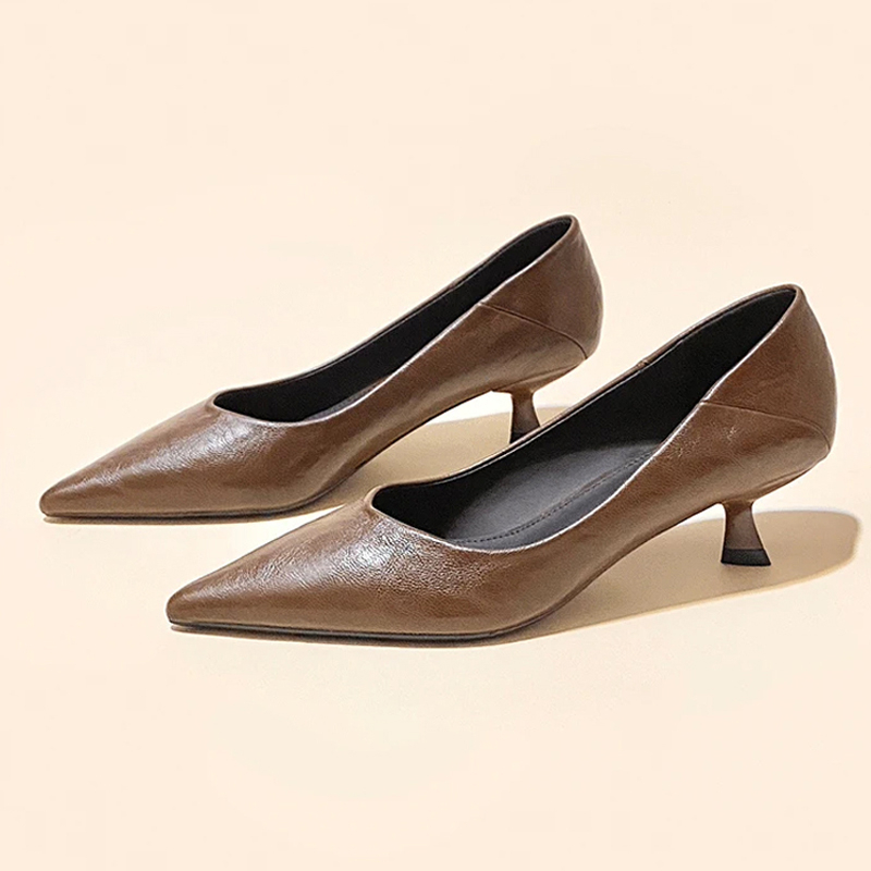 French Elegant Pointed Toe Sof - Kitten Heel Women review and price