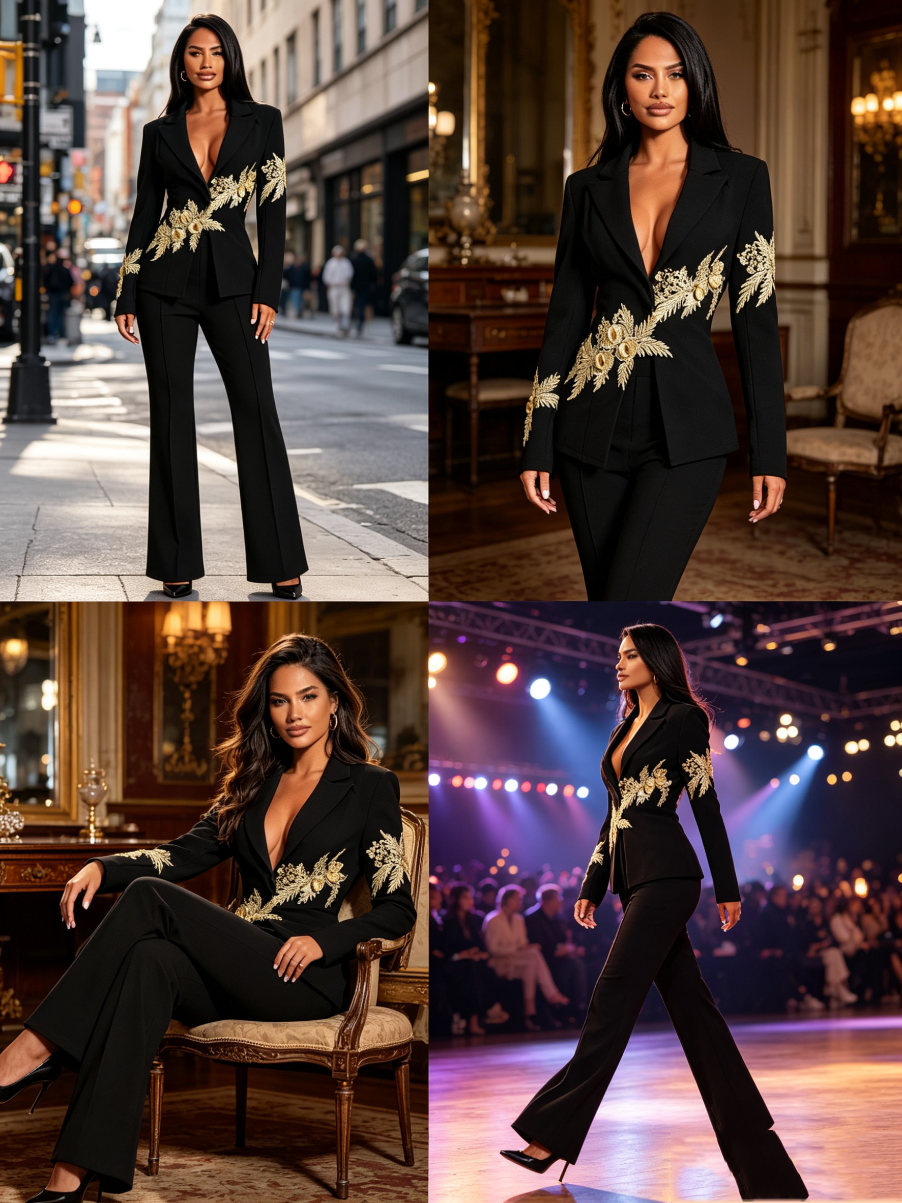 Black Women Suits Set 2 Piece  - Women Formal Wear Black review and price