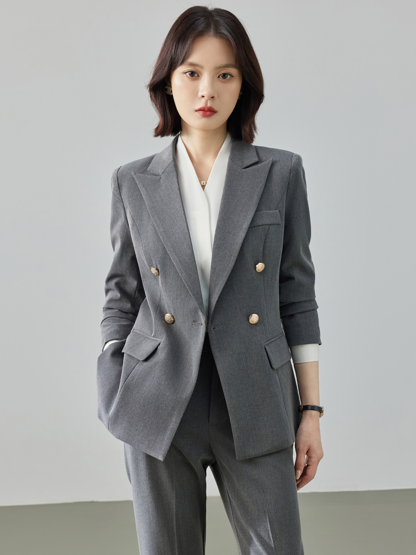 Cobalt Blue Suit Set for Women - Women Formal Wear Look review and price